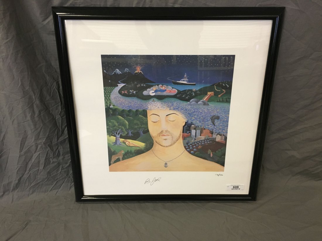 Billy Joel Signed and Numbered Lithograph (1 of 3)