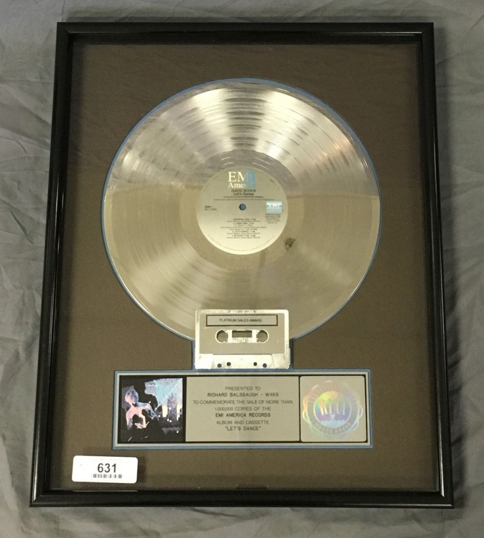 David Bowie "Let's Dance" Record Company Award (1 of 1)