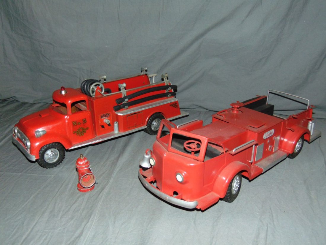 Tonka No.5 Fire Truck & Doepke Fire Truck (1 of 2)