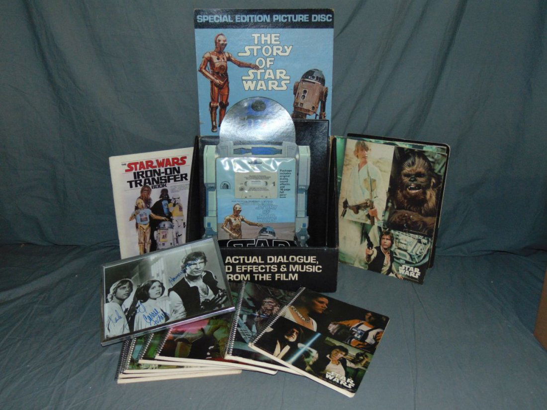 Star Wars Collectible Lot, Notebooks, Records, Etc (1 of 10)