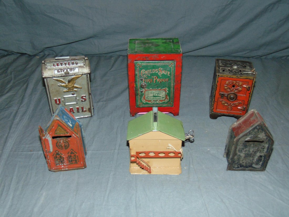 Assorted Coin Bank Lot (1 of 2)