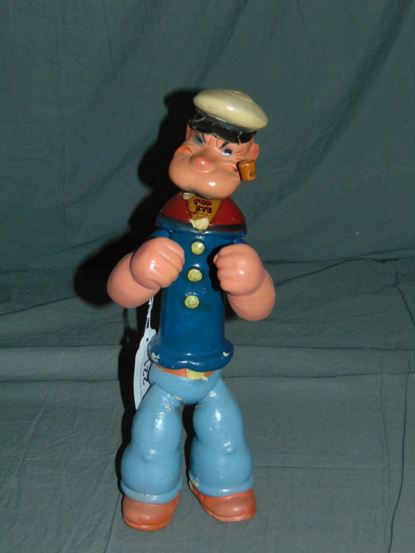 1935 Composition Ideal Popeye Character Doll (1 of 4)