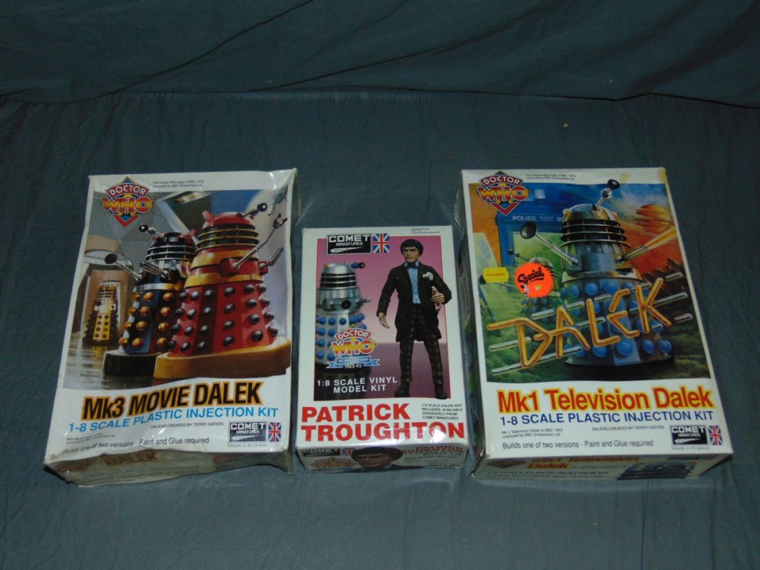 (3) Doctor Who Model Kits (1 of 4)