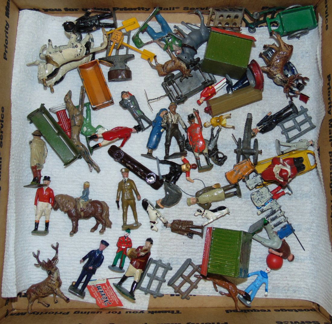 Lot of Assorted Lead Civilian Figures and More (1 of 1)