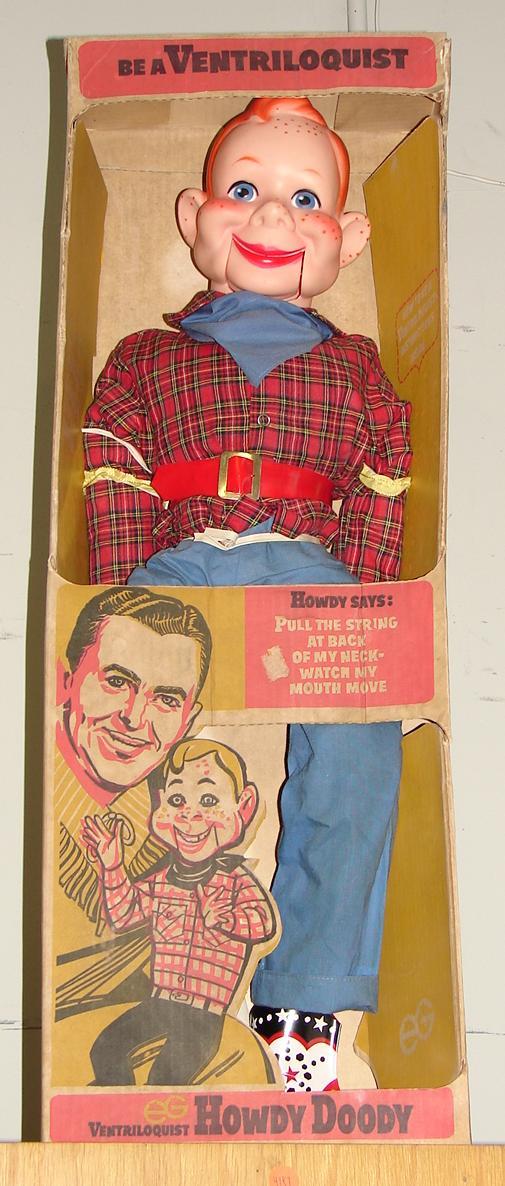 4187 1972 HOWDY DOODY VENTRILOQUIST DOLL W/OB