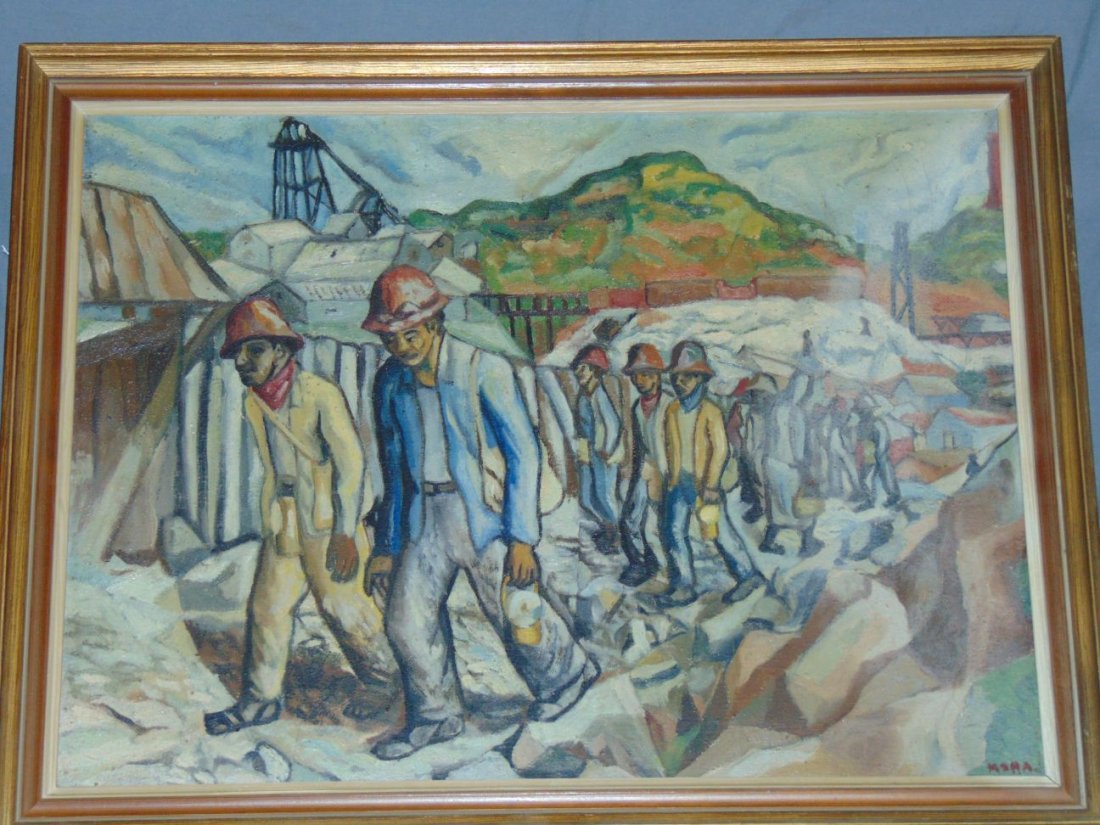 Francisco Mora  (1922 - 2002) Oil on Canvas. (1 of 7)