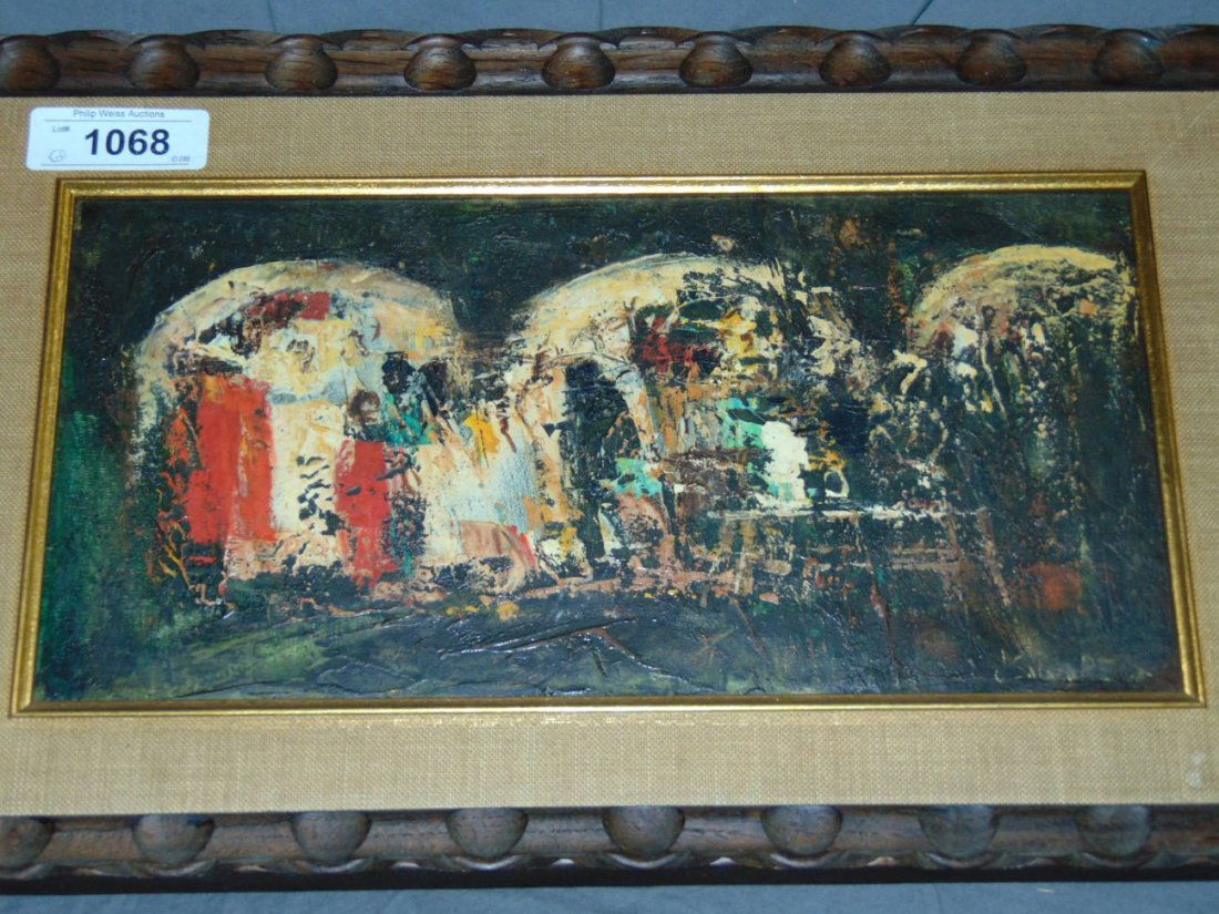 Jose Salazar  (1926 - 2006) Oil on Canvas. (1 of 7)