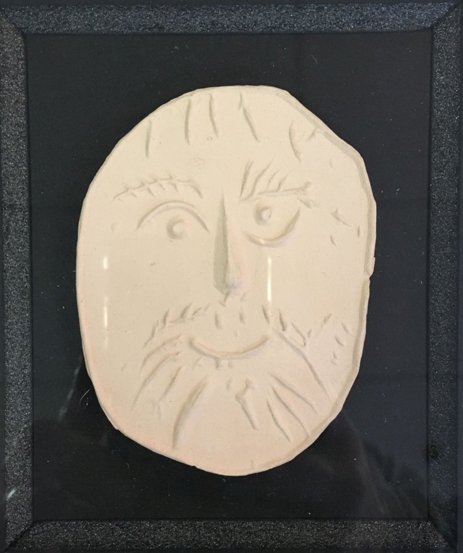 Pablo Picasso Terra Cotta Plaque (1 of 2)