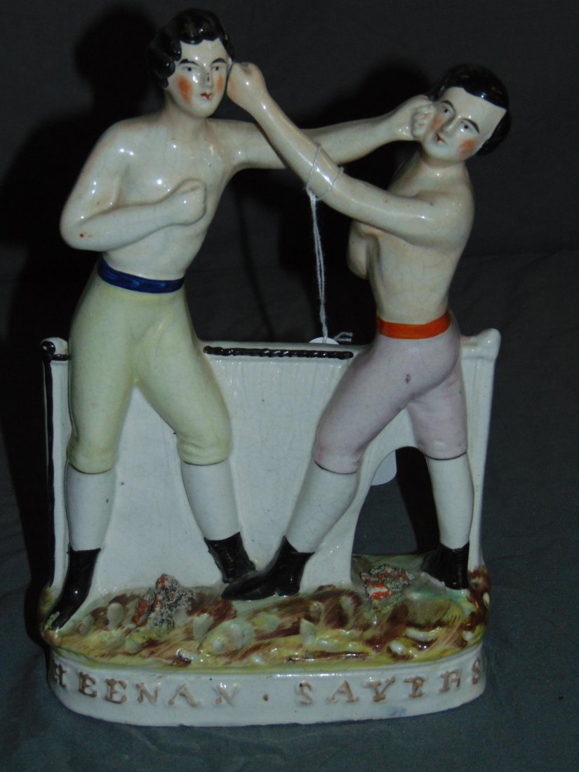 Staffordshire Group, Pugilists Keenan & Sayres (1 of 3)