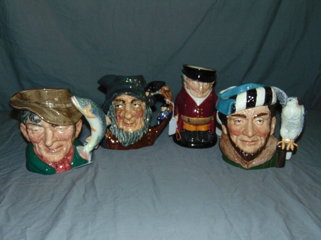 Royal Doulton Toby Mugs. Lot of 4. (1 of 7)
