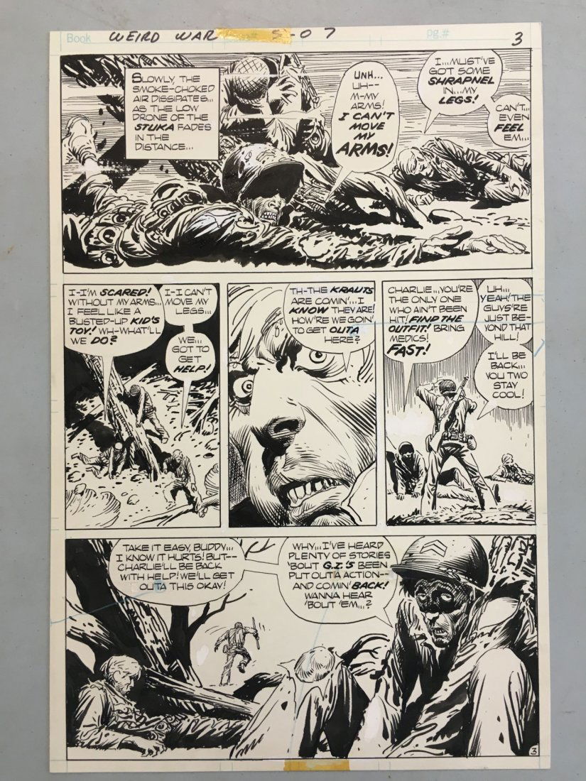 Kubert. Weird War Volume #2 Issue #7. (1 of 7)
