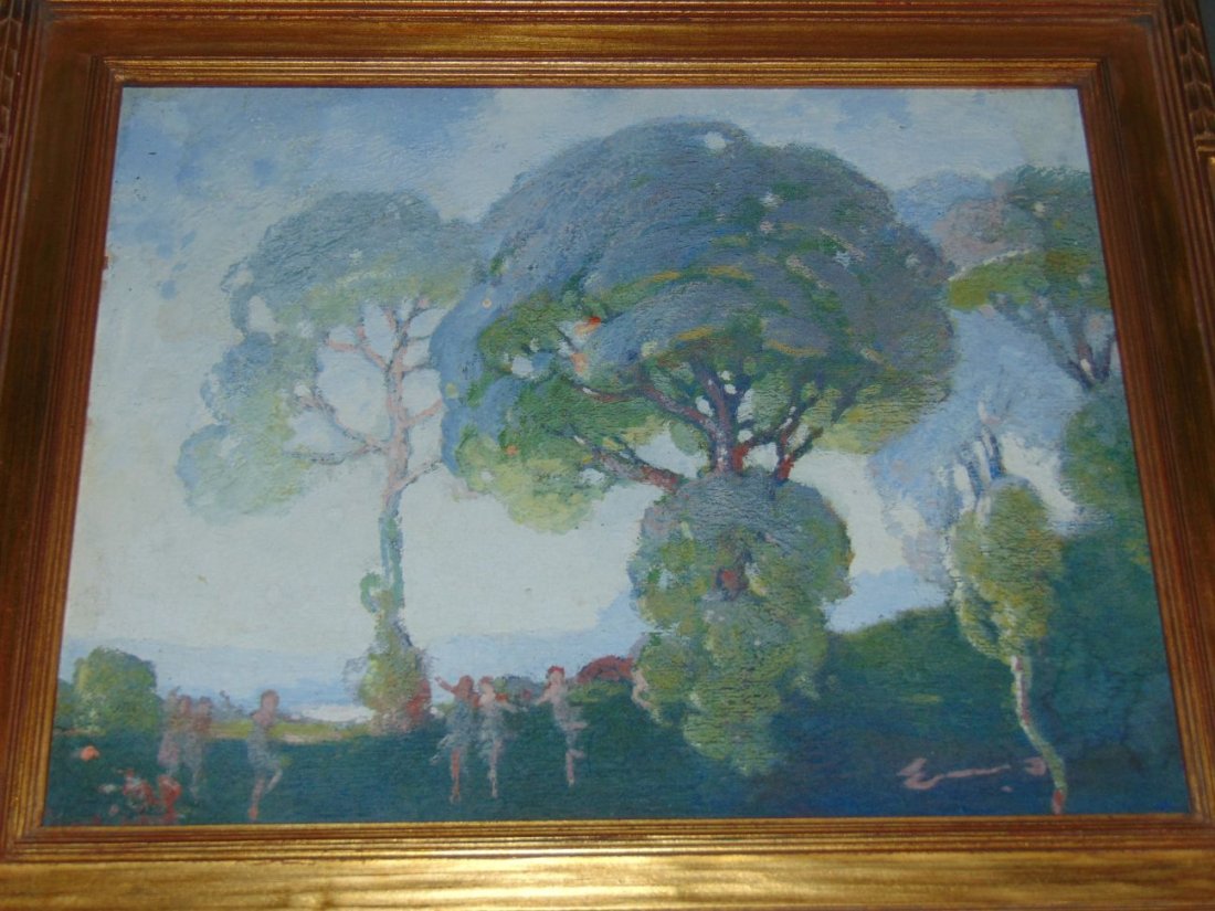 William C Jackson, Oil on Board Painting (1 of 4)