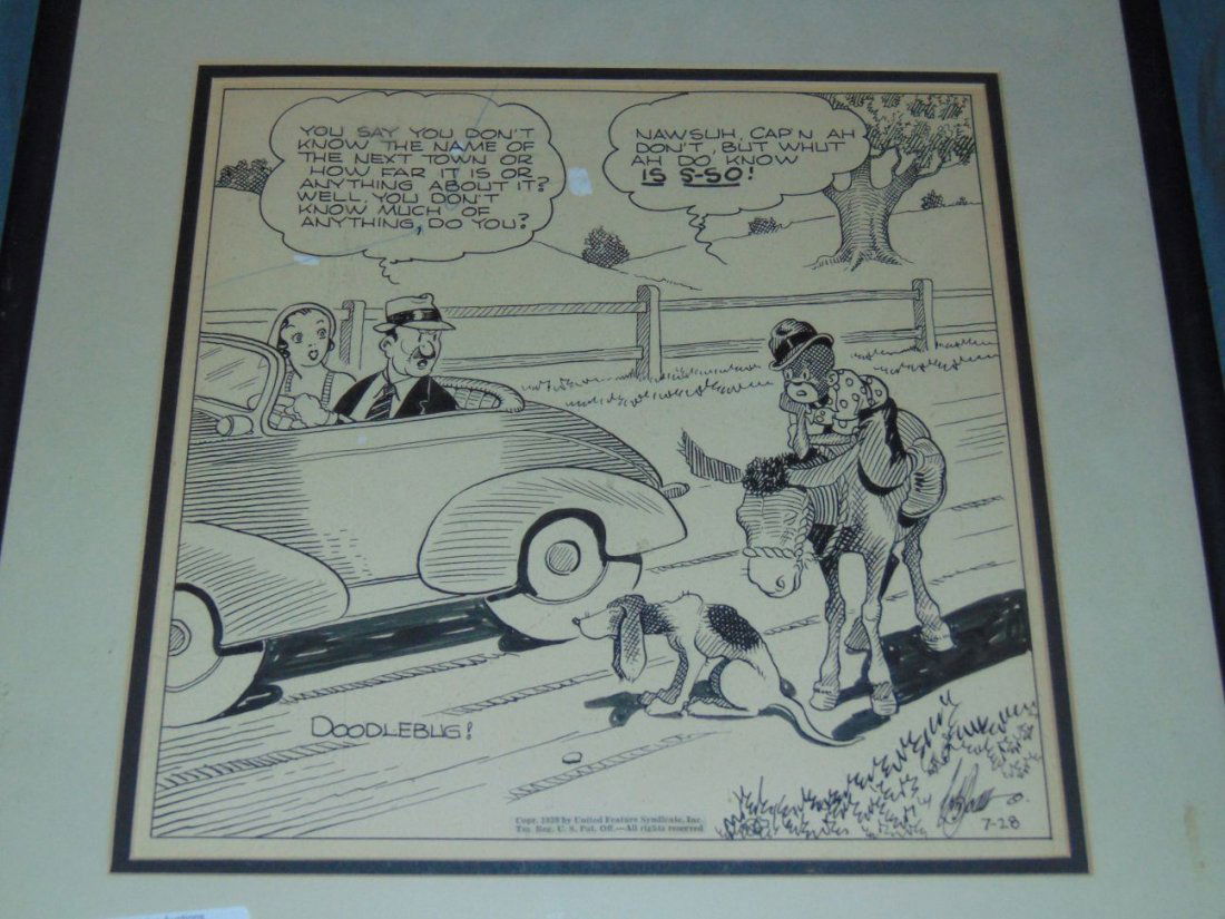 Original Black Americana Cartoon Illustration (1 of 4)