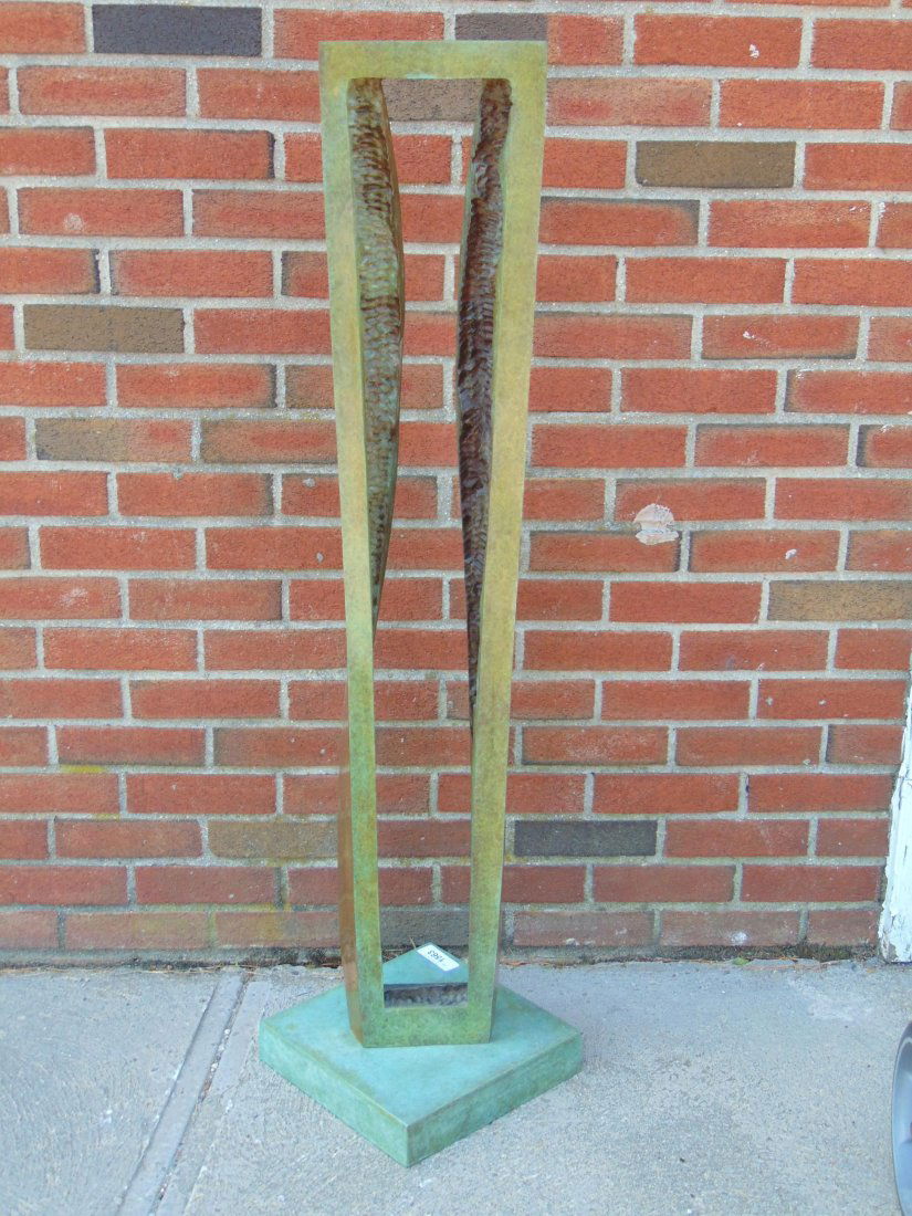 Large Artist Signed Abstract Sculpture (1 of 9)