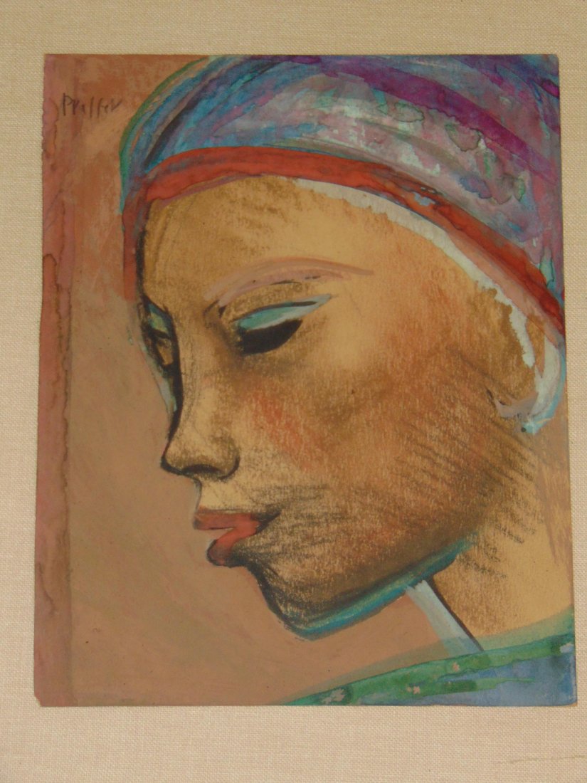 Josef Presser  (1907 - 1967). Watercolor. (1 of 3)