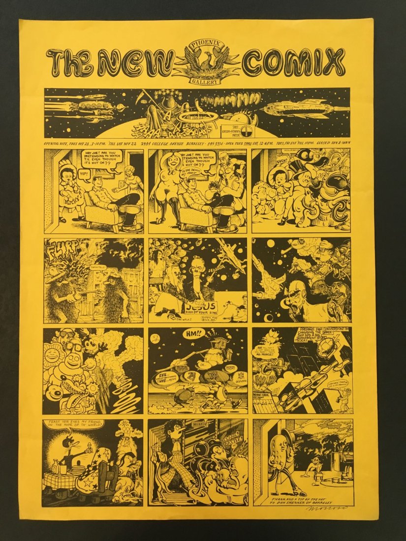 The New Comix Show Poster 1968 Moscoso (1 of 5)