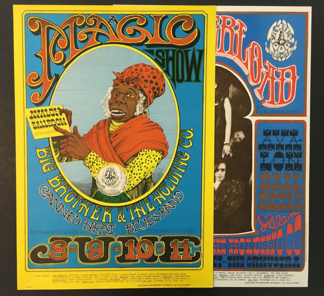 (2) Family Dog Joplin Concert Posters FD60 & FD65 (1 of 7)