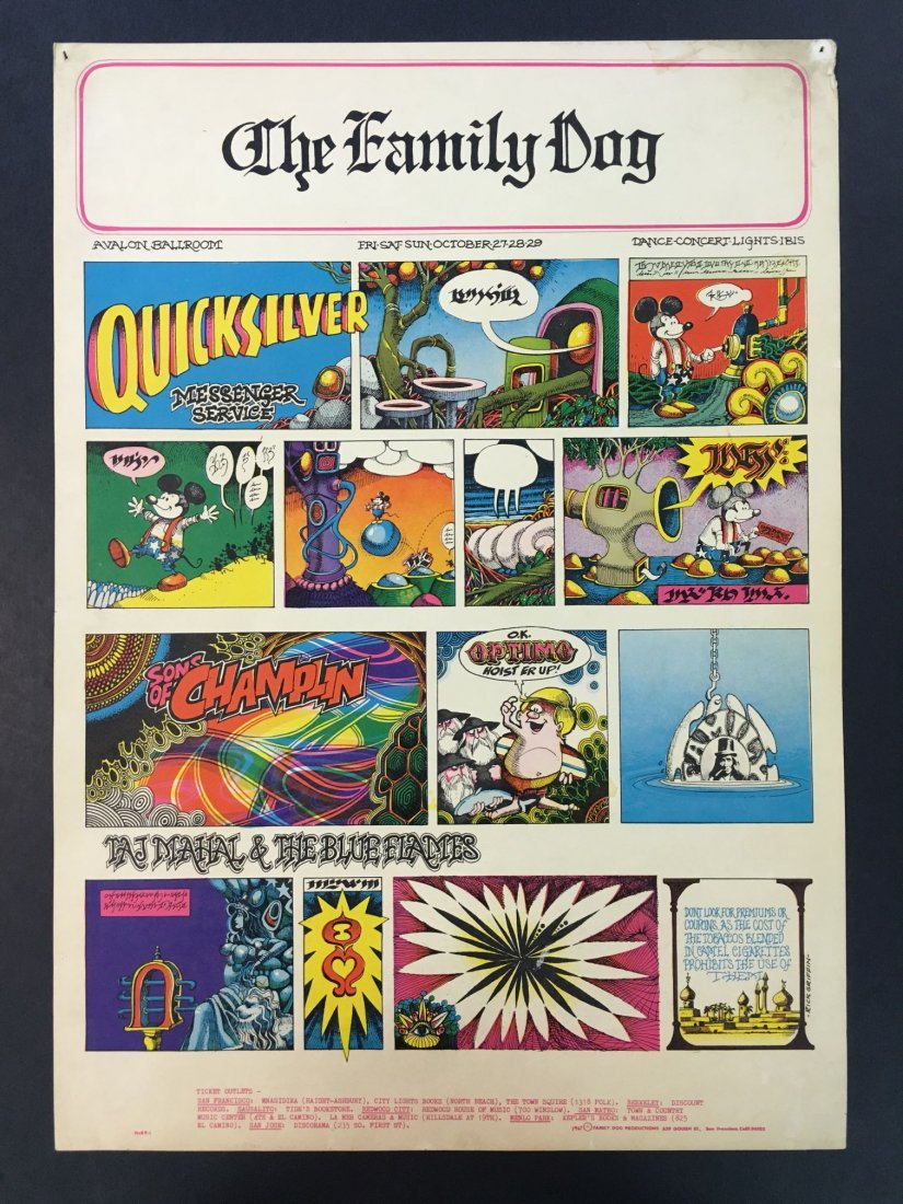 1967 Quicksilver Avalon FD89 Poster Griffin Comix (1 of 6)