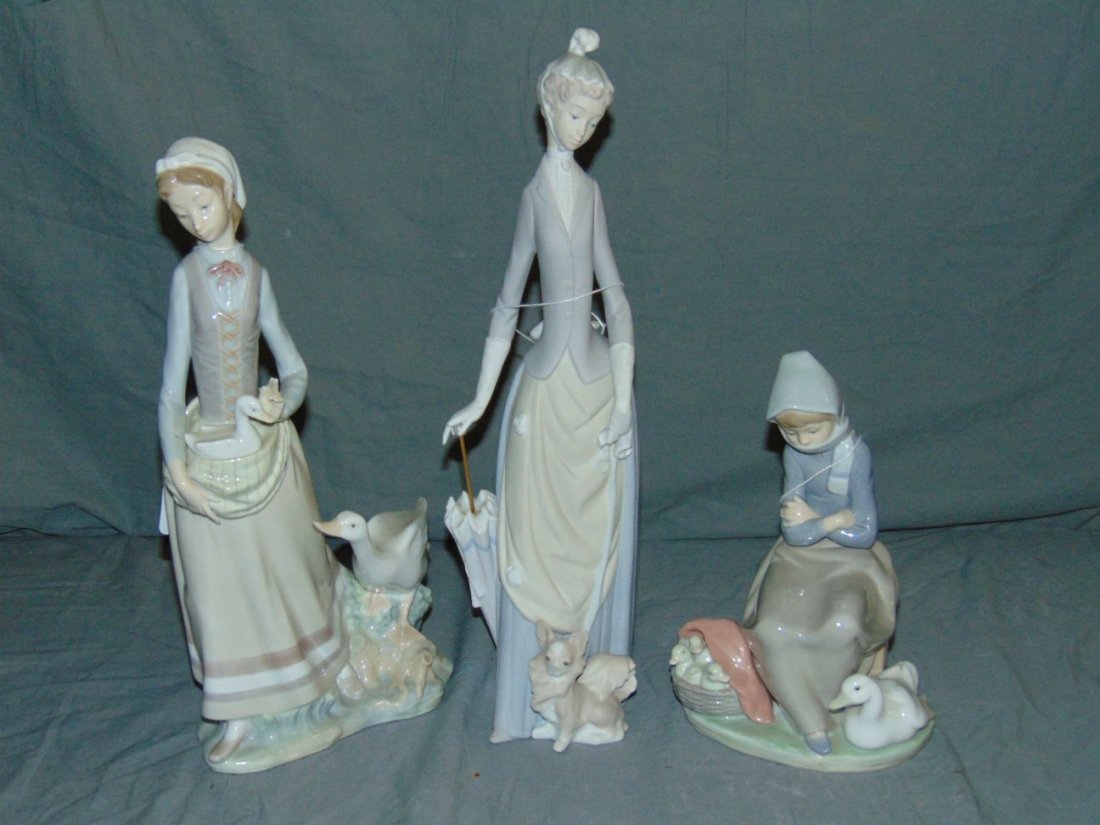 3 Piece Lladro Figurine Lot (1 of 6)