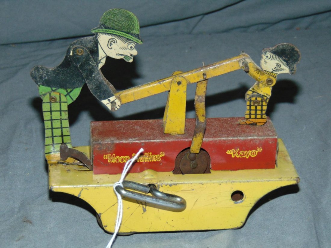 Marx Windup Moon Mullins and Kayo Handcar (1 of 3)