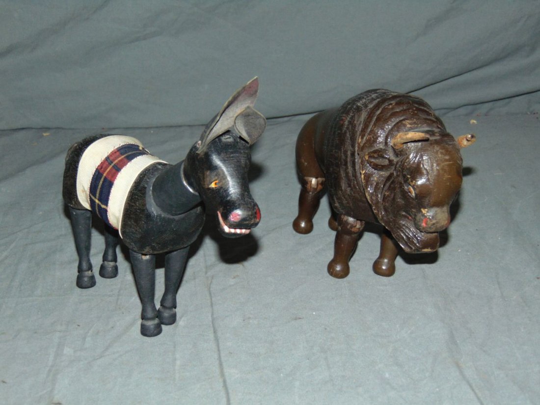 Schoenhut Lot of Two Animals. (1 of 2)