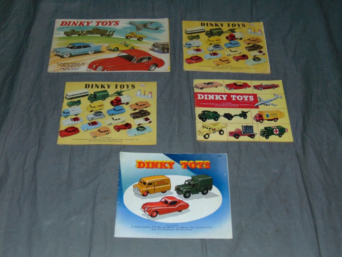 (5) 1950's Dinky Toy Catalogs (1 of 2)