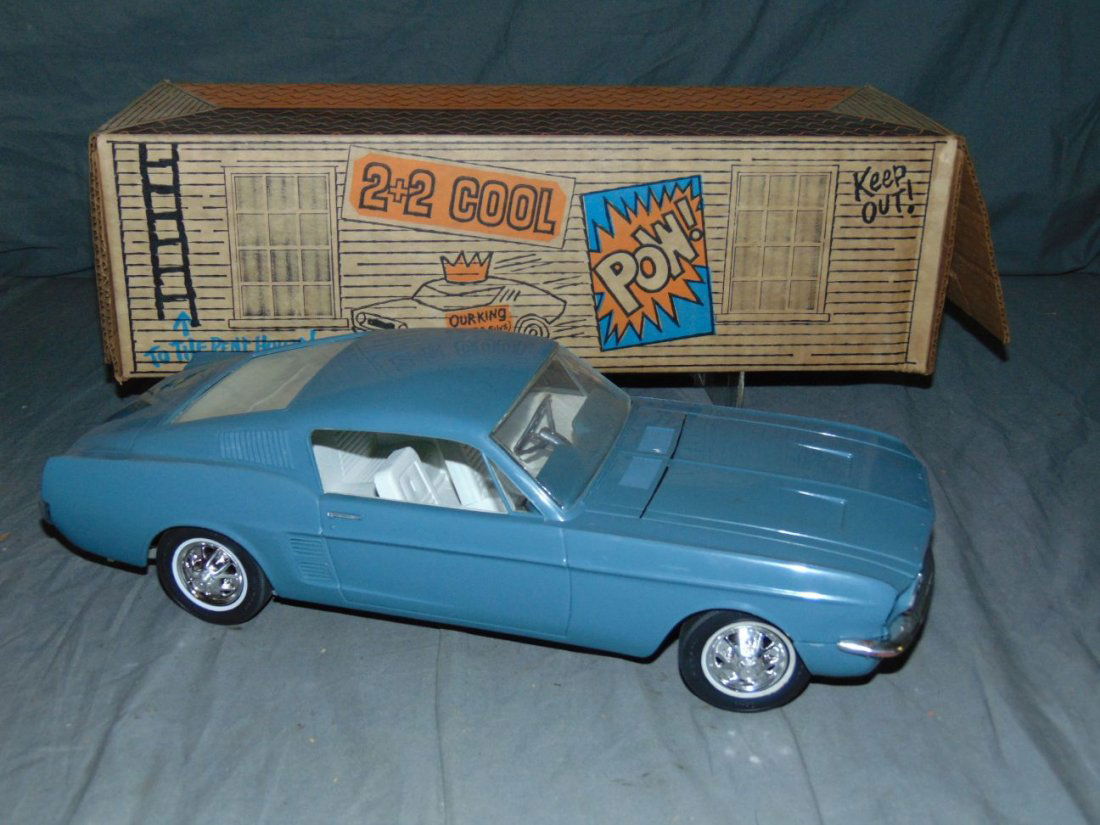 1967 Motorized Ford Mustang. Boxed. (1 of 9)