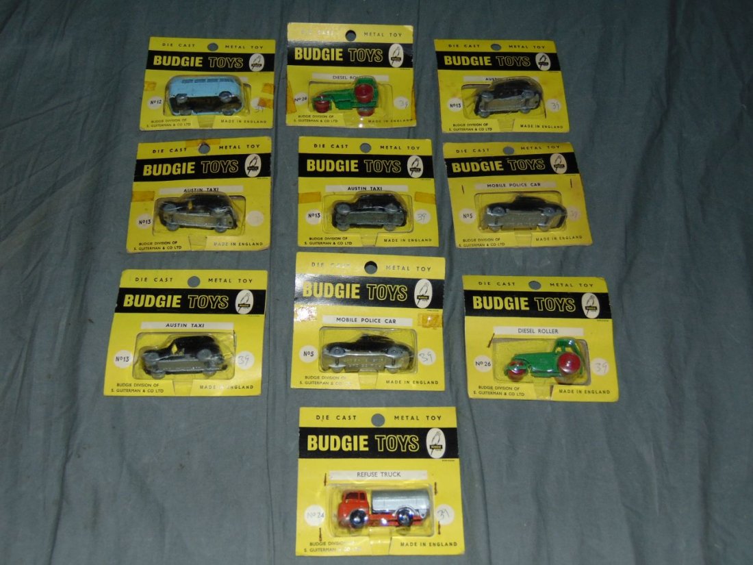 Budgie Toys On Blister Cards. (1 of 3)