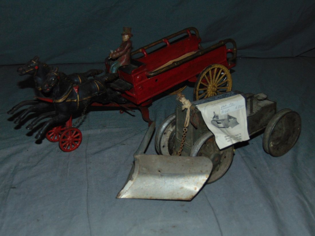 3 Piece Toy Lot including Cast Iron (1 of 5)