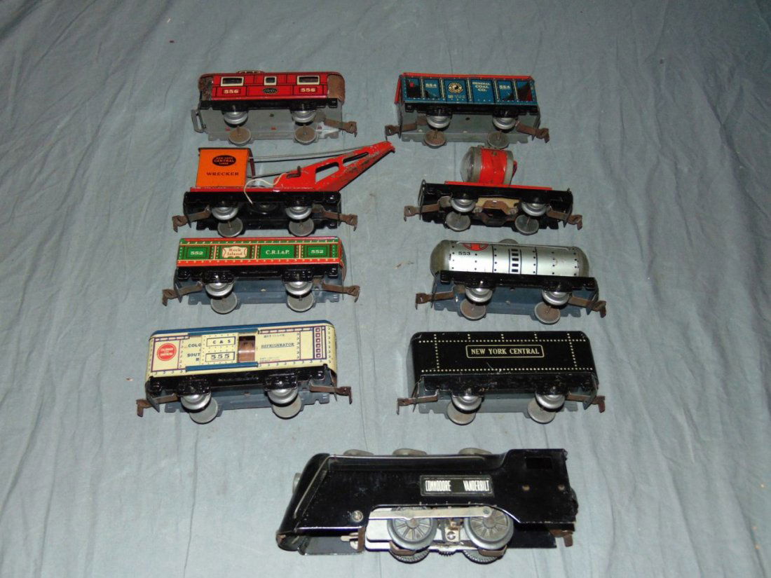 Lot of Marx Tin Lithographed Toy Trains (1 of 5)