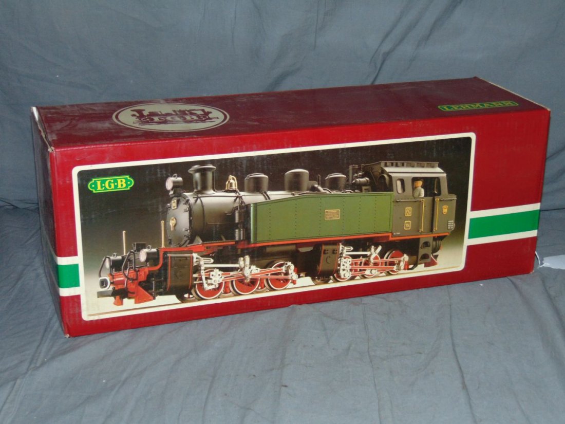 LGB "G" Gauge German Steam Loco: 0-6-6-0, #2085D. Boxed.