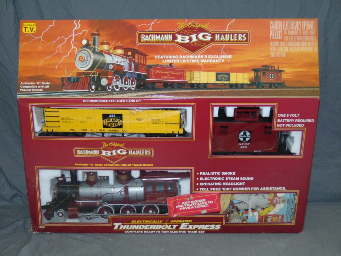 Bachmann "G" Scale Big Hauler Train Set: Thunderbolt Express.