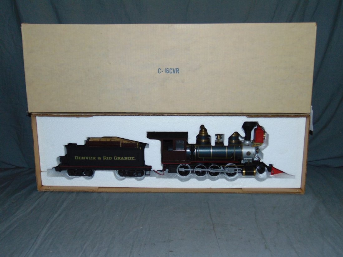 Delton Locomotive Works Steam Loco & Tender: D&RG C-16 2-8-0. G Scale.