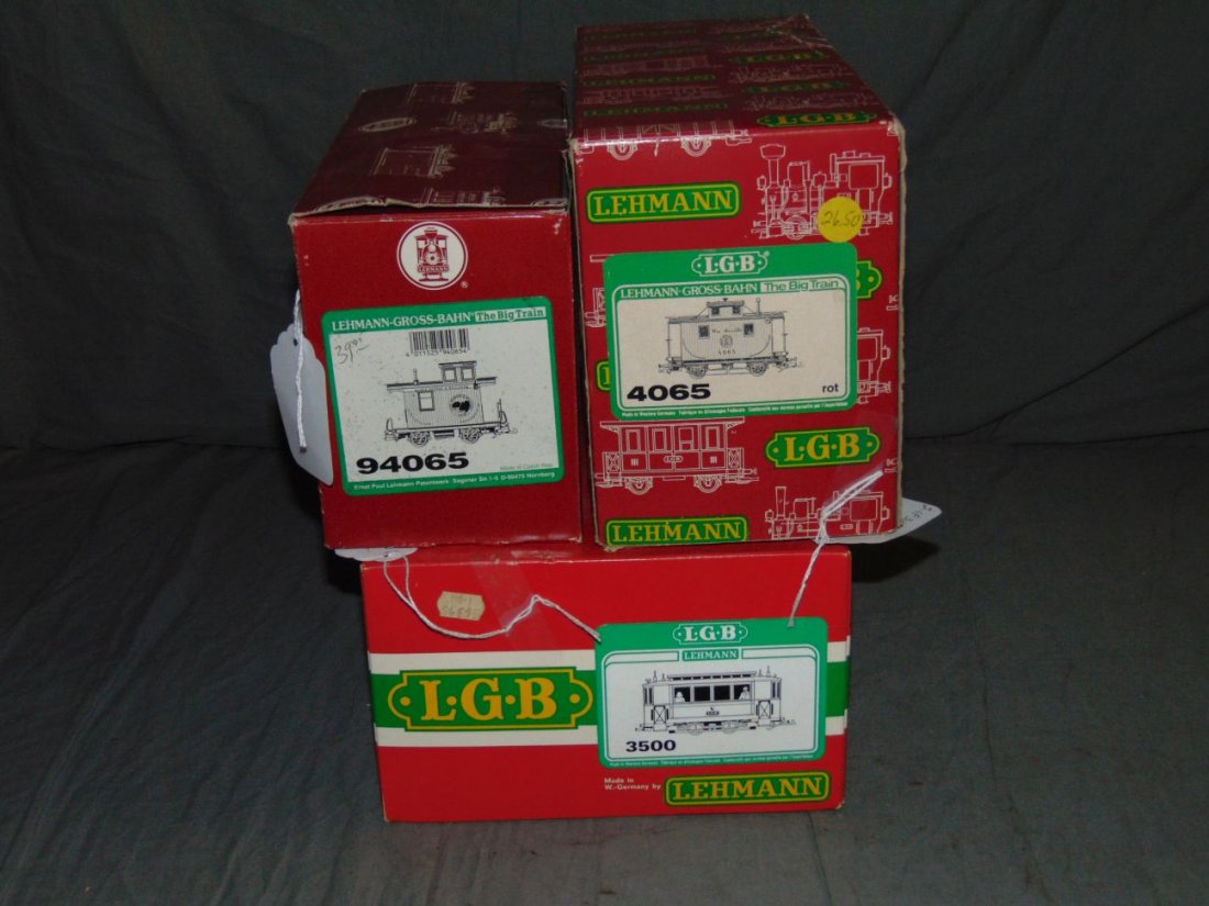 LGB "G" Scale Lot, Trolley and Cabooses (1 of 2)