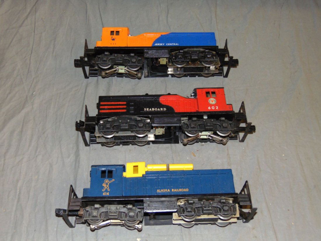 Lionel Lot of 3 Postwar Diesel Switchers (1 of 2)