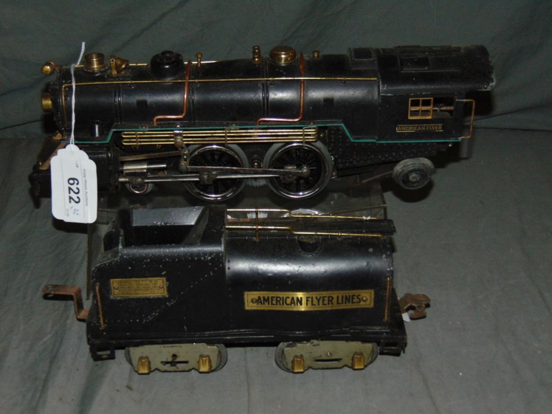 American Flying Standard Gauge.: Engine and Tender. 4695 & 4693.