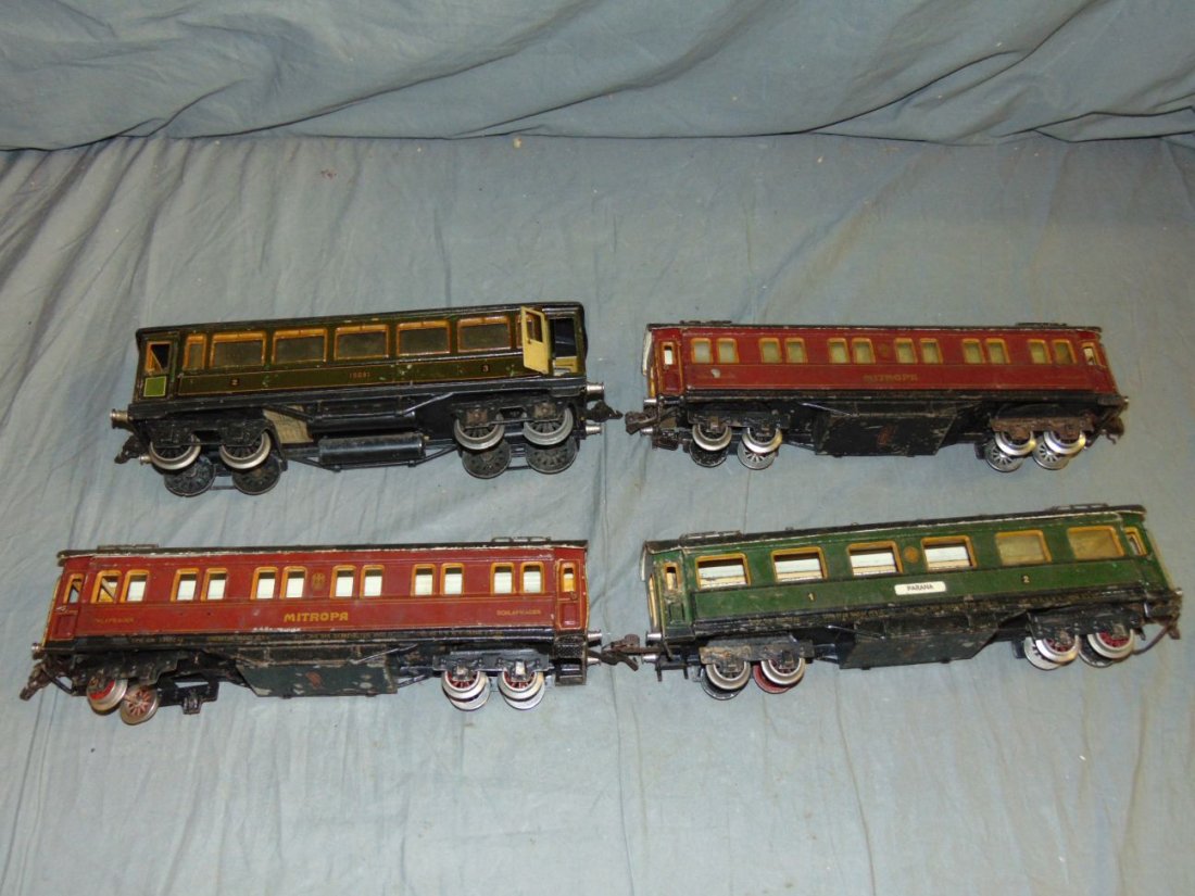 Lot of European Passenger Cars Pre War.: 4 cars approx 13" each includes Marklin.