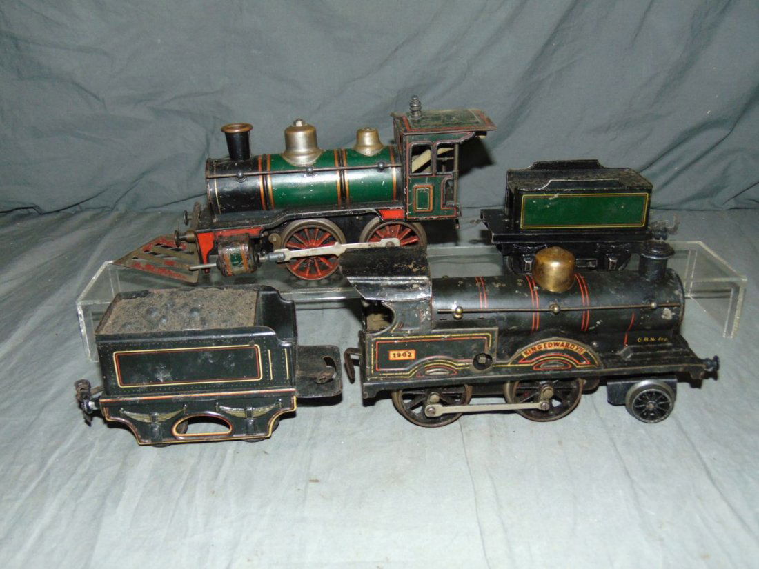 Lot of Two Pre War Live Steam Train Engines. (1 of 9)
