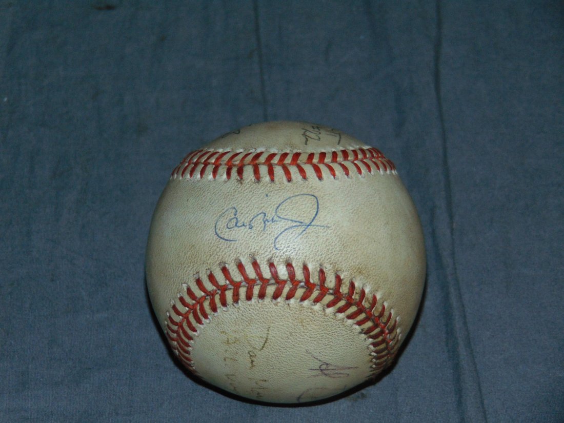 Cal Ripken Record Breaking Used Baseball. (1 of 4)