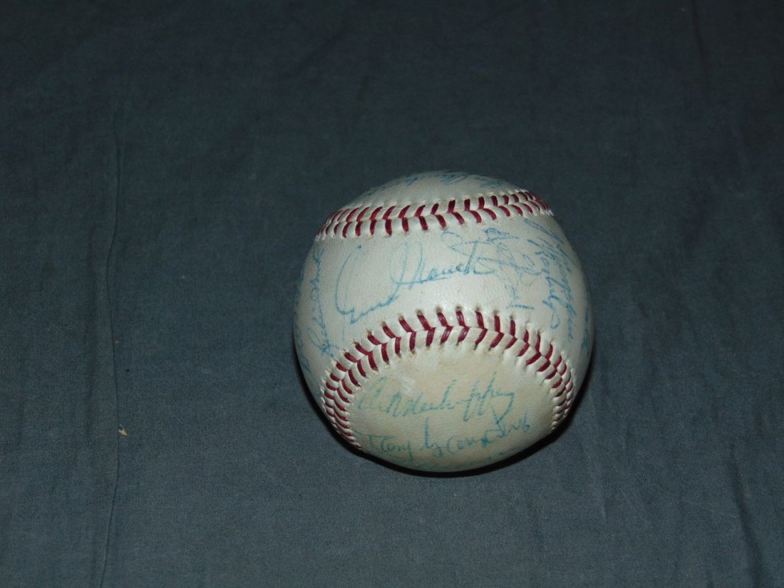 1960's Philadelphia Phillies Signed Team Ball (1 of 6)