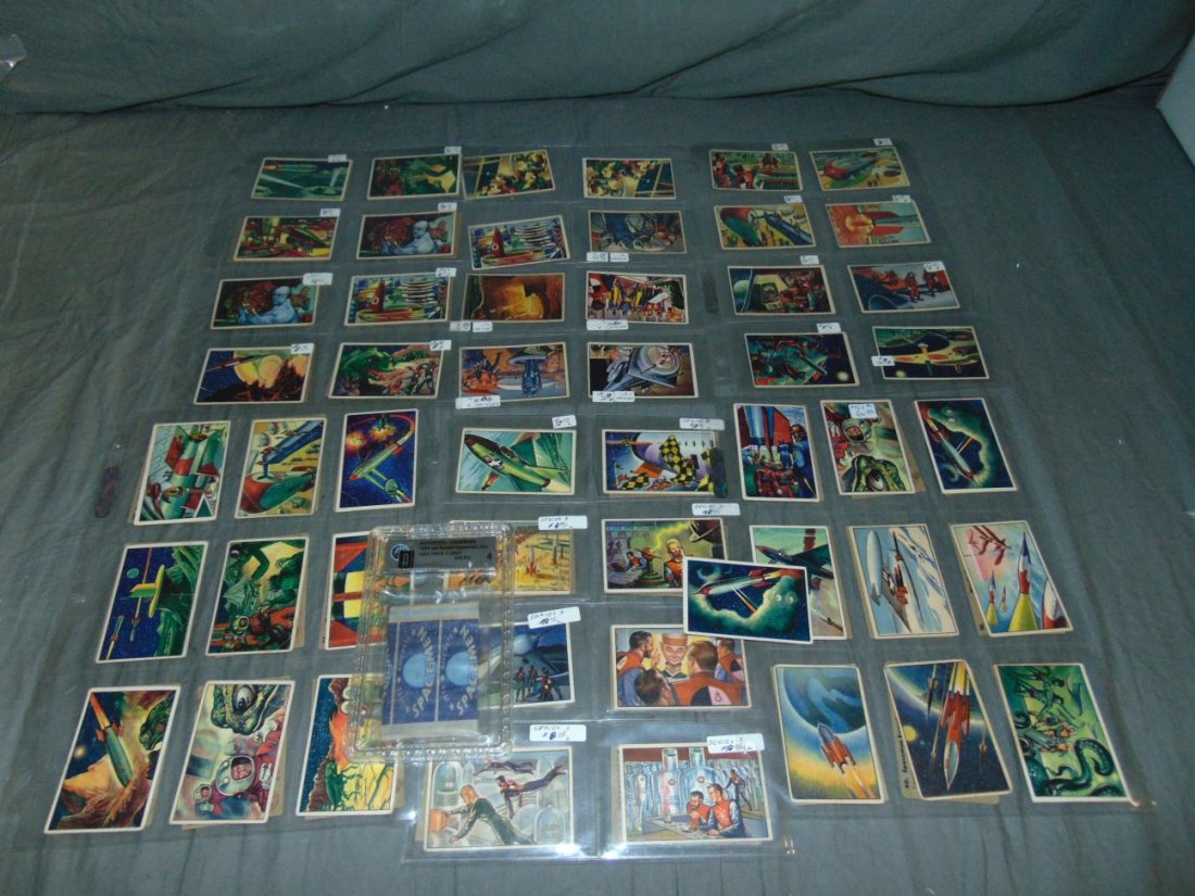 1951 Bowman Jets, Rockets, Spacemen Card Lot (1 of 6)