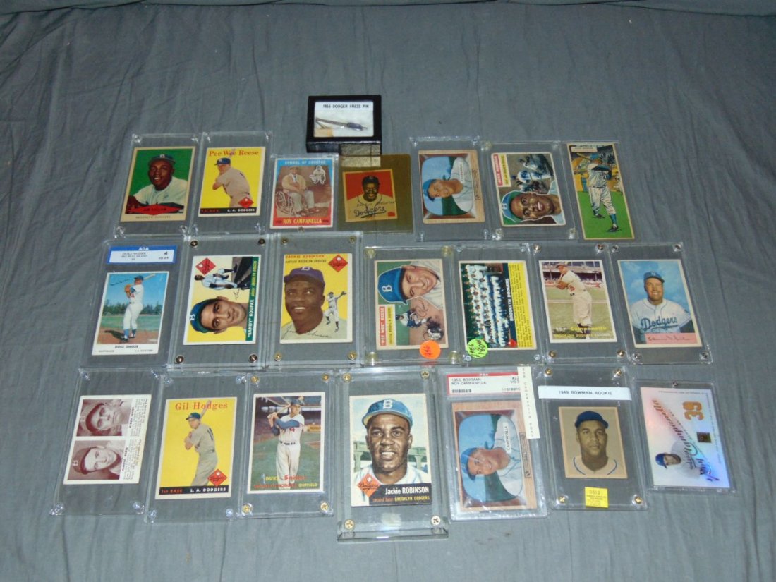 Brooklyn Dodger Card and Collectable Lot (1 of 5)