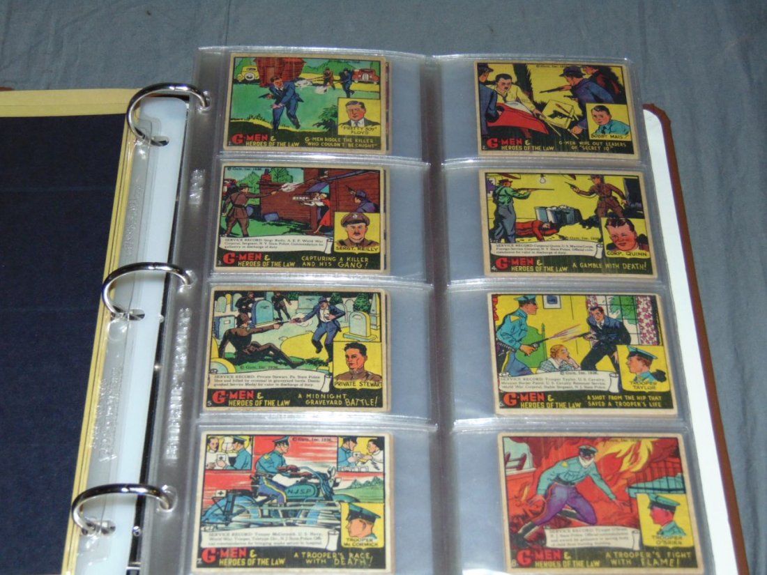 G-Men Gum Card Lot. (1 of 6)