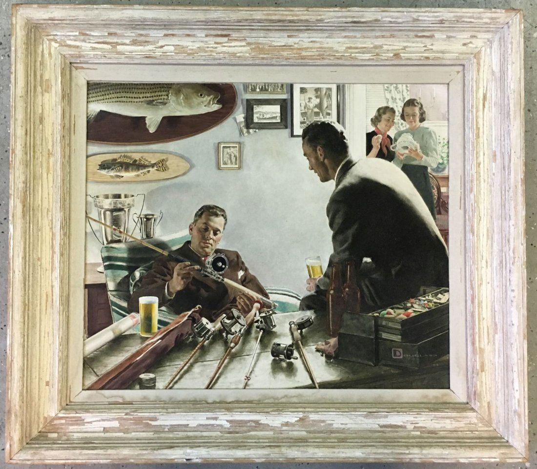 Spencer Douglass Crockwell. Oil on Masonite (1 of 10)