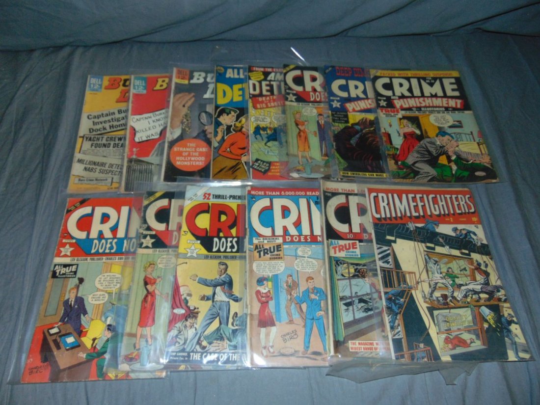 Crime and Detective Comic Lot, Ass't Titles (1 of 3)