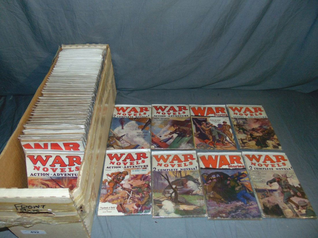 (73) War Stories Pulps Dell 1920s-30s (1 of 4)