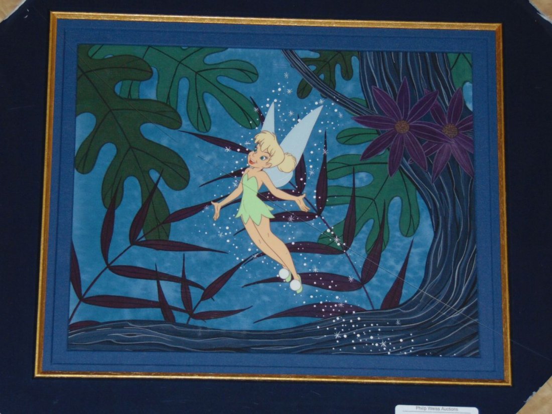 Tinkerbell Model Cel, Hand Painted Background (1 of 4)