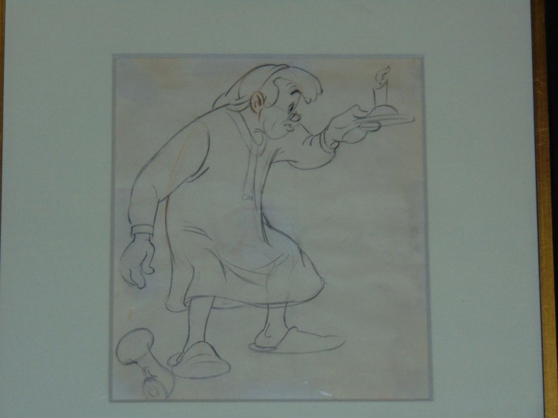Gepetto Production Drawing from Pinocchio (1 of 4)