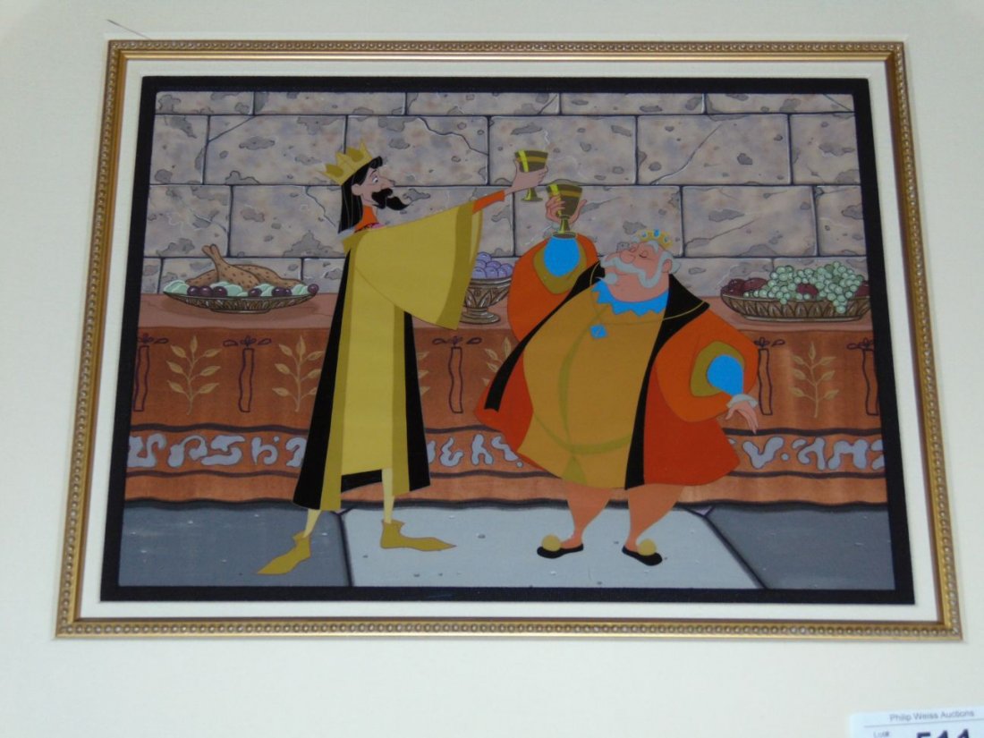 1959 Sleeping Beauty Production Cel, King Stephan (1 of 4)