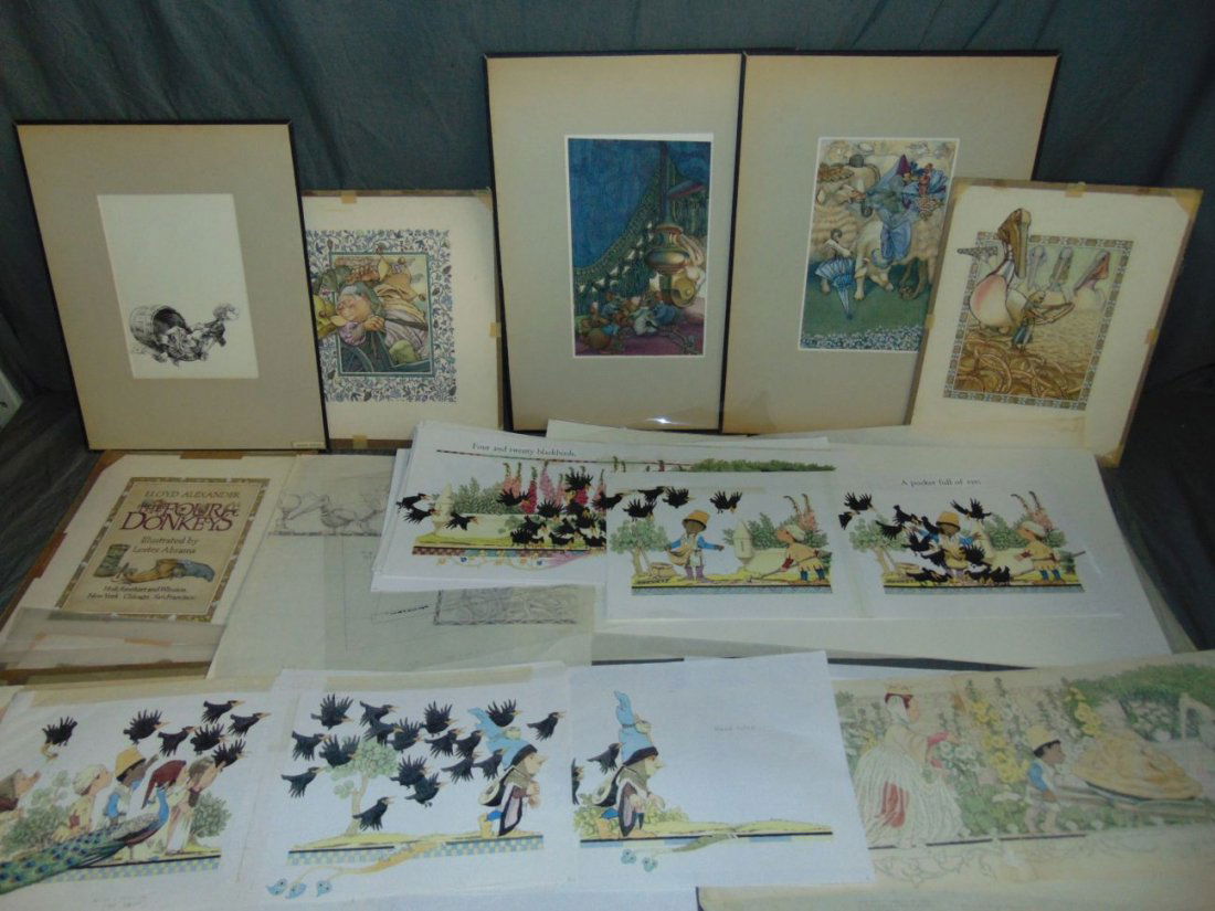 Lester Abrams Original Book Illustrations. (1 of 10)